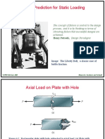 Failure Prediction For Static Loading