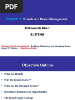 Brands and Brand Management: Mateeullah Khan Buitems