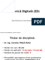 Electronică Digitala (ED) - Merged PDF