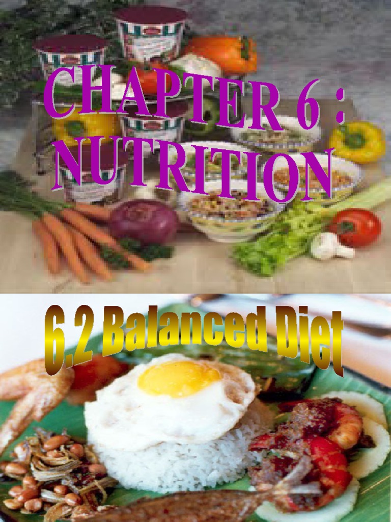 Understanding Balanced Diet Components | PDF | Biology | Vitamin