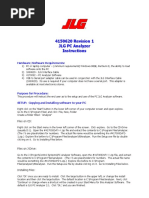 Revision 1 JLG PC Analyzer Instructions: Hardware/Software Requirements