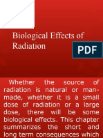 Biological Effects of Radiation Summarized