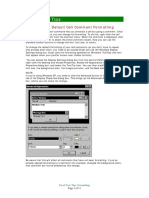 Excel User Tips - Formatting
