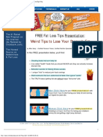 FREE Fat Loss Tips Presentation