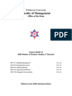 MBS 1st Sem Syllabus 2018 PDF