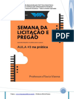 PDF Da 3 Aula Semana Da Licitação e Pregão