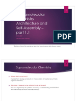 Supramolecular Chemistry Architecture and Self-Assembly - : CHM4301 DR Haslina Ahmad