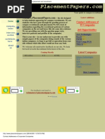 Placement | PDF | Software | Computing And Information Technology