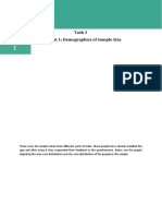 METVY-Live Project: Segment 1: Demographics of Sample Size Task 3