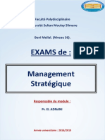Exam-Management - Strategique