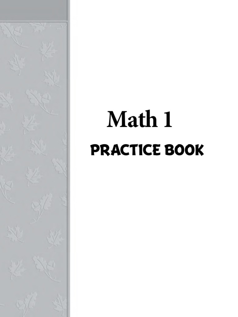 MAth 1 Front PDF | PDF