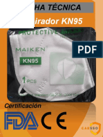 Ficha Tecnica Respirador KN95