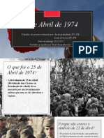 25 de Abril de 1974