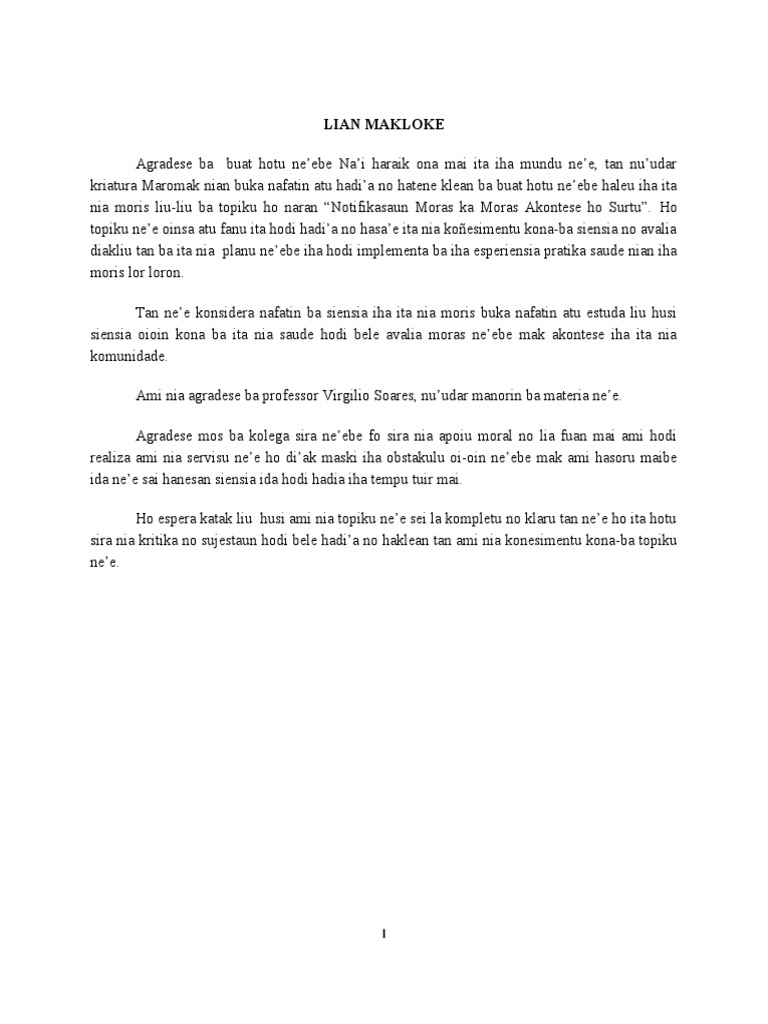 Lia Makloke | PDF