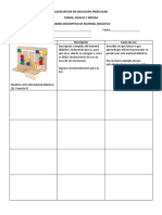 Cuadro de Análisis para Material Didáctico