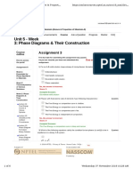 Unit 5 - Week 3: Phase Diagrams & Their Construction: Assignment 3