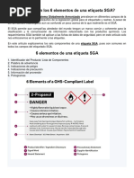 Guía de Etiquetas del SGA | PDF | Negocios