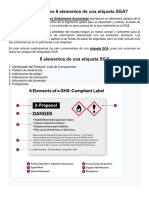 Cuáles Son Los 6 Elementos de Una Etiqueta SGA PDF