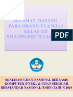 Sosialisasi Unbk2 Tahun 2018