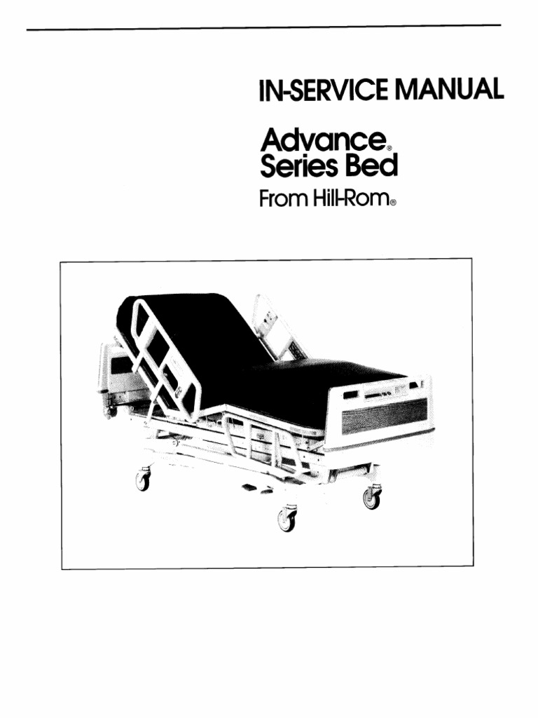 HillRom Advance Bed User Manual PDF
