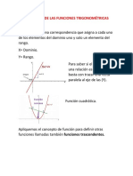 Definición de las funciones trigonométricas seno y coseno