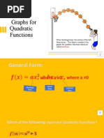 Graphs For Quadratic Functions