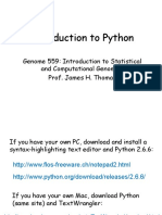 Introduction To Python