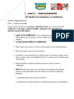 Fichas de Trabajo 23 Junio La Resiliencia.