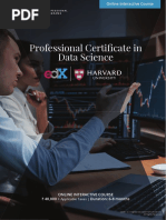 Professional Certificate in Data Science