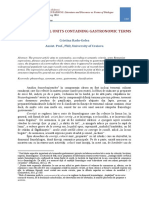 Unitati Frazeologice in Gastronomie PDF