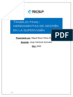 Trabajo Final - Herramientas de Gestión en La Supervisión Miguel Pérez Enríquez PDF