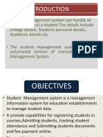 Student Mangement System ppt771