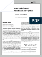 Christian Boltanski y La Memoria de Los PDF