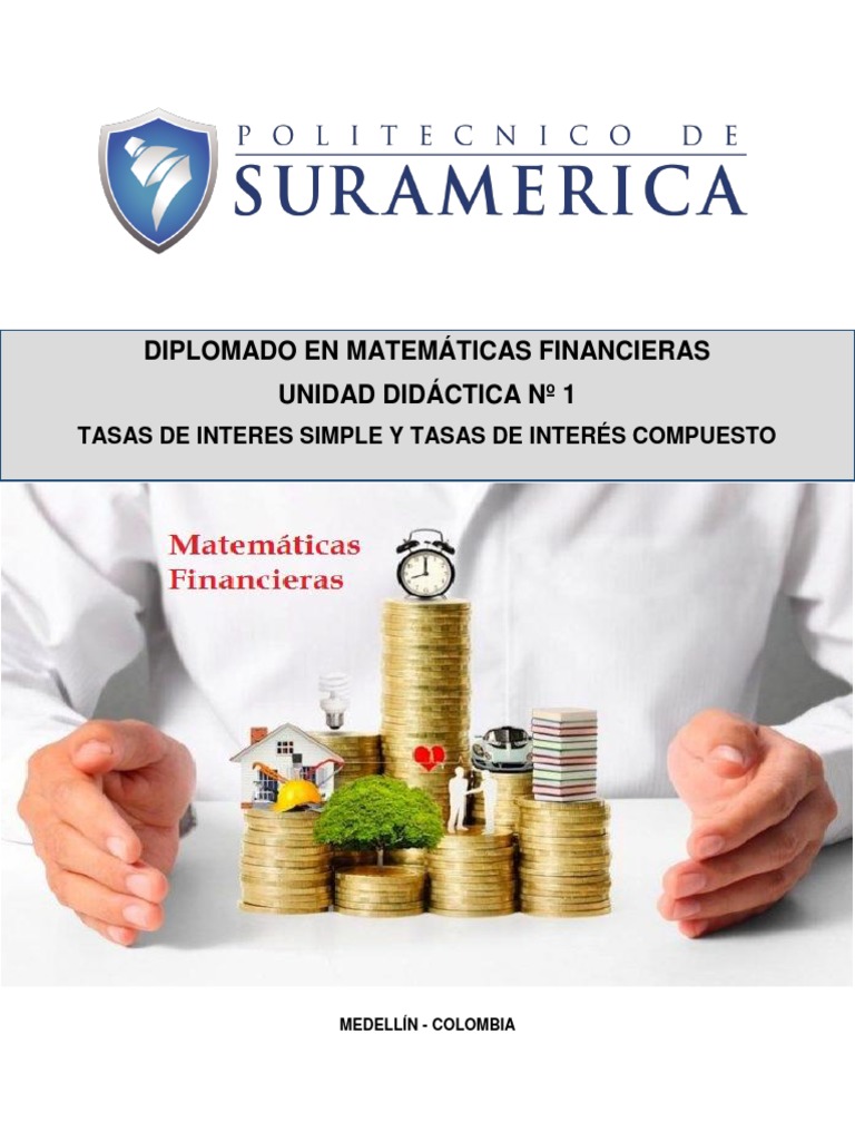 Unidad Didactica 1 Matematicas Financieras PDF | PDF | Finanzas ...