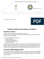 Generator Excitation Control Systems & Methods - Shunt, EBS, PMG, and AUX W - Diagrams! PDF