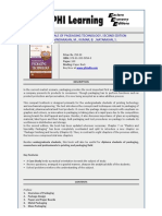 Fundamentals of Packaging Technology Second Edition by Govindarajan M Kumar B Natarajan S PDF
