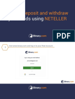 How To Your Funds Using: Deposit and Withdraw Neteller