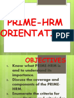 PRIME-HRM Orientation: Understanding the Assessment, Assistance and Recognition Program