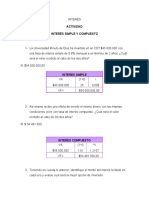 ACTIVIDAD INTERES SIMPLE Y COMPUESTO