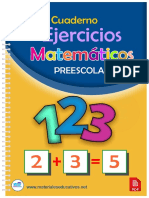 Cuaderno de Ejercicios de Matemáticas 5 Años-Me PDF