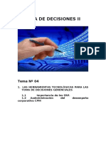 HERRAMIENTAS TECONOLOGICAS - T.DECISIONES