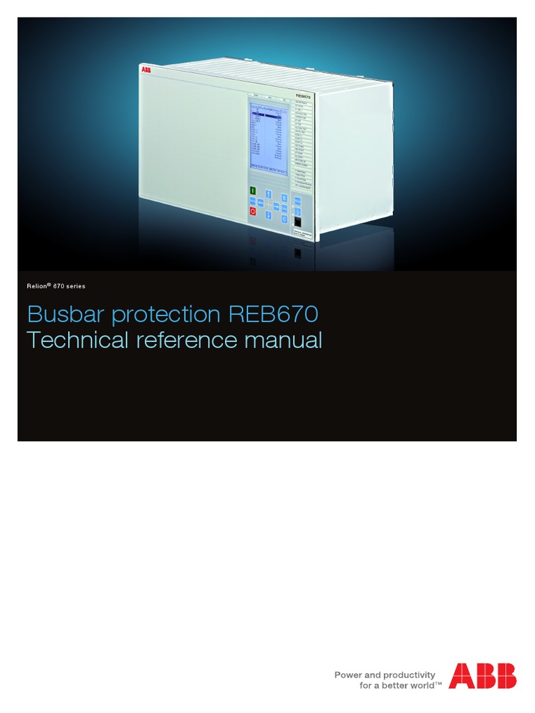 505208-UEN - TRM REB670I 1p2 PDF | PDF | Parameter (Computer ...