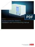 Busbar Protection REB670: Installation and Commissioning Manual