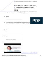 TICKET DE SALIDA CIENCIAS NATURALES LECCIÓN 3 EL CUERPO HUMANO Y SU ORGANIZACIÓN - Formularios de Google PDF
