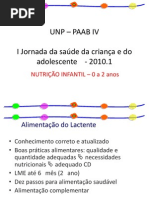 Nutrição Infantil - 0 a 2 anos - Dra. Neuma