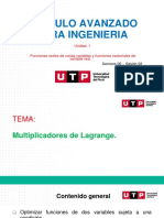 SEMANA 6 SESION 12 - Multiplicadores de Lagrange PDF