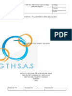 Mapa de Procesos y Flujogramas Calidad