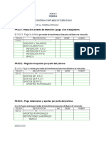 Registros Contables y Ejercicio de Nomina