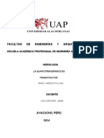 Facultad de Ingenierías Y Arquitectura: Escuela Académico Profesional de Ingeniería Ambiental