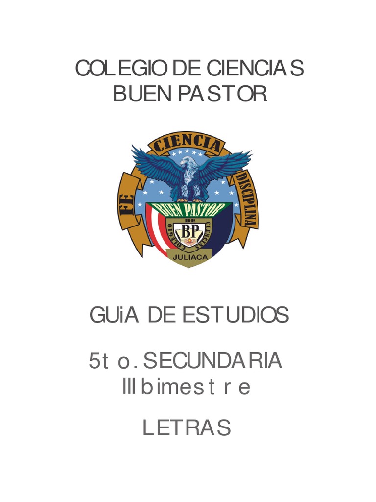 5to Sec Letras III Bimestre2018 PDF | PDF | Verbo | Adverbio